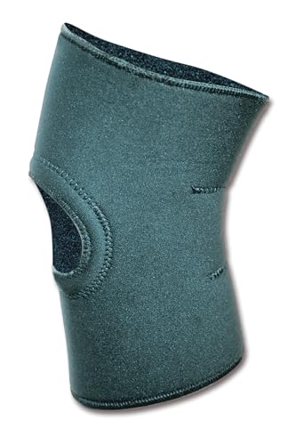 Ginocchiera In Neoprene con Foro Supporto Elastica per Fitness e Sport - Protezione Ottimale per le Articolazioni, Confortevole e Traspirante (M)