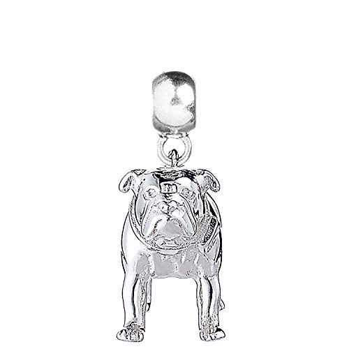 Abalorio Bulldog Inglés Slider con Ajuste Universal de Plata 925 2