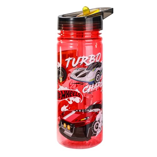 Hot Wheels Contenedor rectangular con múltiples compartimentos para niños, para la escuela, viajes, almuerzo, sándwich, Bento, sin BPA