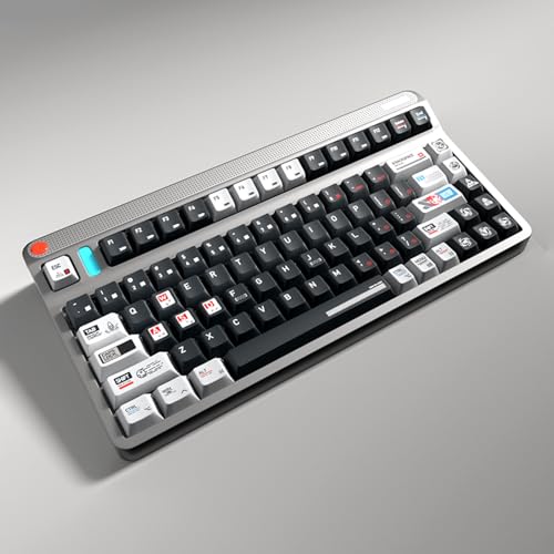 183 Tastenkappen mit Mond-Programm-Thema, hohe Kompatibilität und fünf Seiten, wärmesublimiert, für mechanische Tastaturen – Bild 5