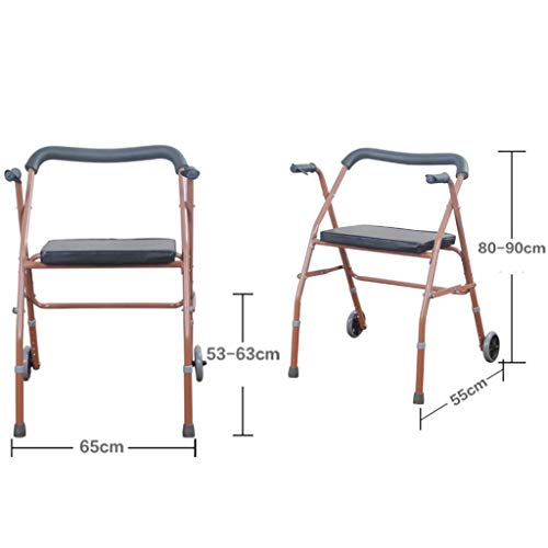 Exerciseur de rééducation pliable avec roues pour senior actif - 6
