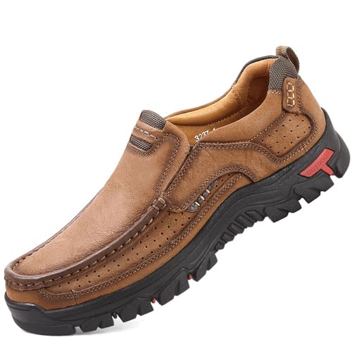 Venshine Leather Slip-On Loafers
