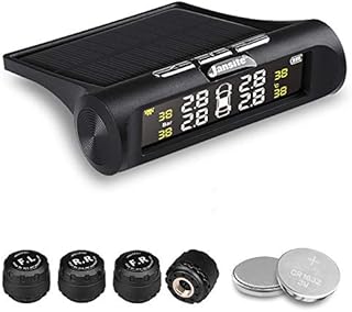 Tire Pressure Monitoring System, TPMS Tire Pressure Monitor System Colored Screen Universal Wireless LCD Display Waterproof External Sensors Real-time Detection Tire Pressure Temperature 0-62 PSI