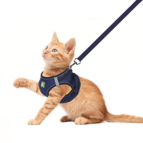 Image of FEimaX Dog Harness and Leash Set Puppy and Kitten Vest Reflective for Safe