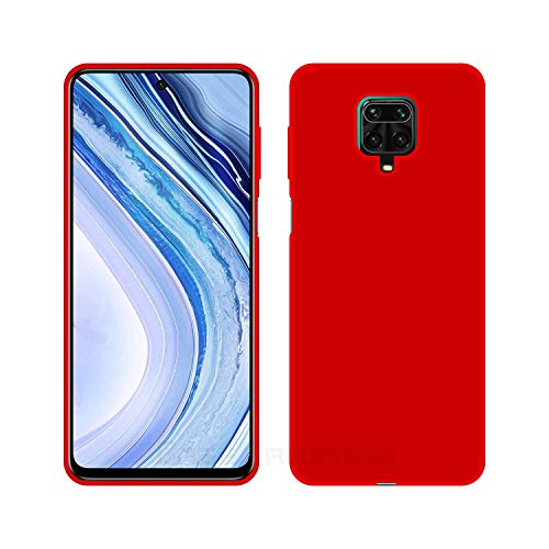 Image of Case Creation Luxurious OG Series for Redmi Note 9 Pro Case Cover,Anti-Dirty Slim Case Frosted Matte Cute Candy TPU Raised Bezel (Splash of Color) Back Cover for Xiaomi Redmi Note9 Pro - Glamour Red