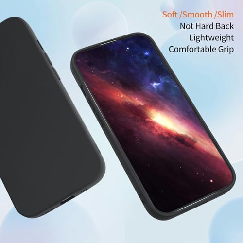Image of for Xiaomi 17 Case Precise Camera Cutouts Soft TPU Shockproof Phone Cover - Black