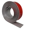 Floor Transition Strip, Floor Cover Strips Self Adhesive Flooring Transitions Laminate, 2"Wide Vinyl Floor Flat Divider Strip Trim for Carpet Threshold Strip (6.56Ft Dark Grey Wood Grain)