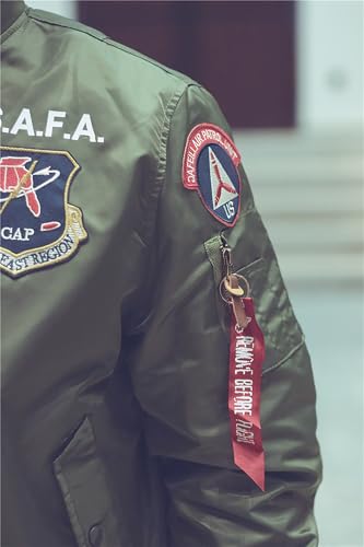 CORIRESHA Men's MA-1 Bomber Jacket Embroidery Patches Biker Military Air Force Jacket4