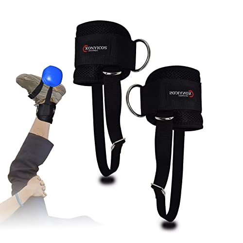 XonyiCos Verstellbare Hantel-Knöchelriemen, Upgrade-Knöchelriemen für Kabelmaschine für Beintraining - Rückschläge, Beingurte für Kabelmaschine für Männer und Frauen (schwarz, 2 Stück) Cover