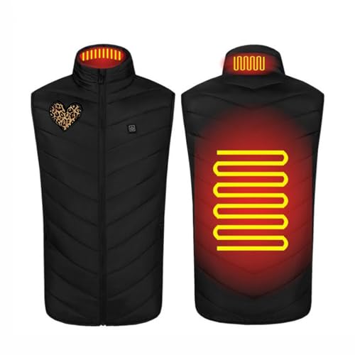 2025 Upgraded Heated Vest Women Men Heated Body Warmer 3 Adjustable Temperature Electric Heated Down Gilet Waistcoat2