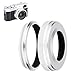 Produktbild JJC Gegenlichtblende mit Adapterring für Fujifilm Fuji X100VI X100V X100 X100S X100T X100F Kameras, ersetzt Fujifilm LH-X100 Gegenlichtblende und AR-X100 Adapterring - Silber