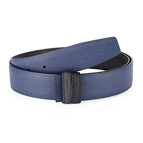Vatee's Replacement Leather Reversible Belt Strap For Men without Buckle Adjustable Belt 1.34"/34mm Wide2