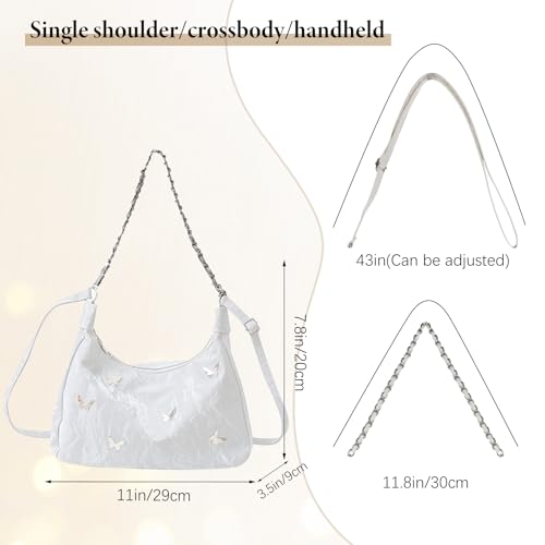Shoulder Bags for Women, PU Leather Crossbody Bags Shoulders Hobo Purse Handbag with Adjustable Shoulder Strap2