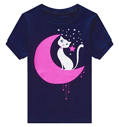 MIXIDON Bambine Giraffa Pigiama Corto 2 Pezzi da