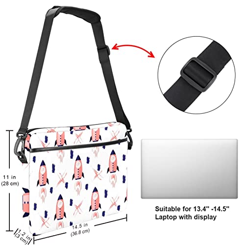 Maletín bandolera para portátil de 13 a 14.5 pulgadas funda protectora multicolor Rocket 5