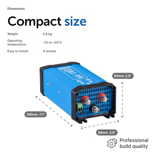 Victron Energy Orion 24/12-Volt 70 amp DC-DC Converter Non-Isolated, High Power
