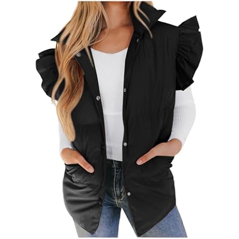 duxyoz Women's Lightweight Quilted Gilet Cover