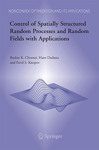 Control of Spatially Structured Random Processe... 1489992448 Book Cover