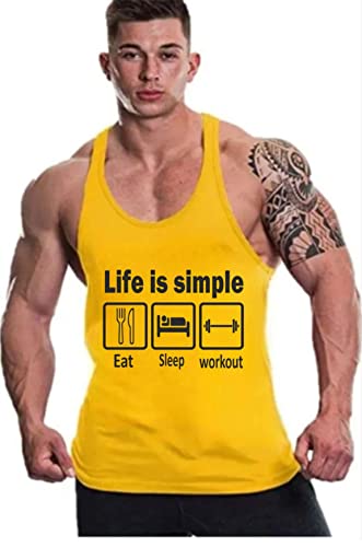 Image of MASCARI Men's Regular Sleeveless Polyester Vest | Anti-Microbial | Anti Odor, Breath tech Super Soft & Comfort Fit Gym Vest for Workout MASCARI P
