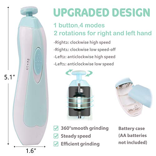 Consevisen 43221-6878 Baby Nail Trimmer Electric Nail File Baby Nail Clippers thumb #2