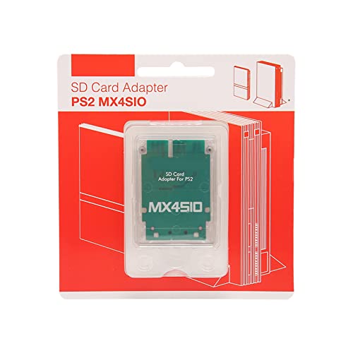 Bewinner PS2 MX4SIO SIO2SD Card Reader Adapter, Hand Made Stable Replacement MX4SIO TF Card Adapter for PS2(Transparent White) - Image 2