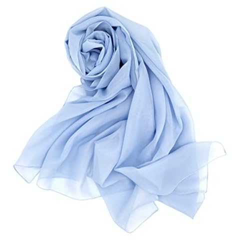 Estola Mujer Elegante Color Azul Cover