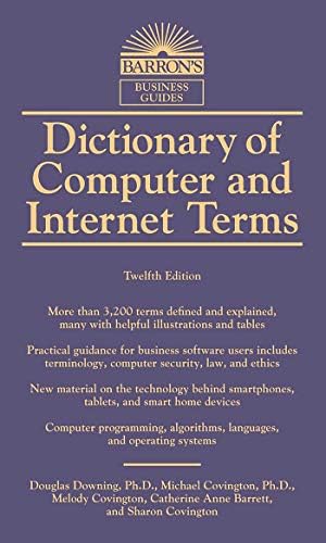 Buy Dictionary Of Computer And Internet Terms Book Online at Low Prices ...