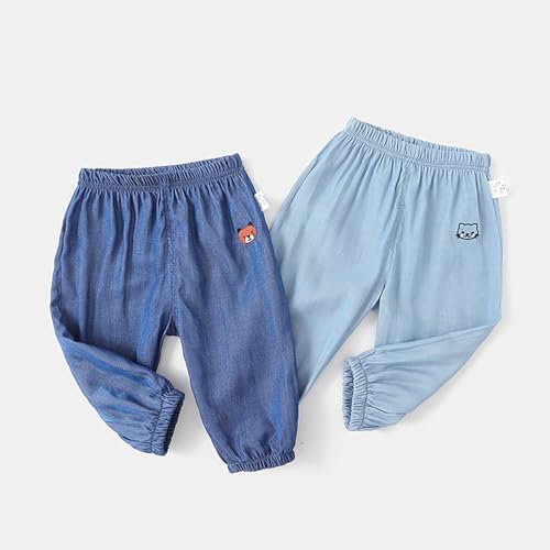 Boys Girls Stretch Denim Harem Pants Elastic Waist Baggy Jeans Relaxed Fit Jeans Loose Lantern Pants Vintage Denim Trousers4