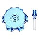 Suuonee Tankdeckel, Motorrad CNC Aluminium Benzin Tankdeckel Fit für Pit Dirt Motor Bike[Blau]