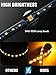 LEYMANRIYA 8 Pcs Car Led Light Strip IP67 Waterproof 11