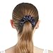 LILYSILK Silk Scrunchies for Frizz & Breakage Prevention, 100% Mulberry Ponytail Holders No Damage, Elastic Silk Hair Ties, 1Pc, Charcoal Purple