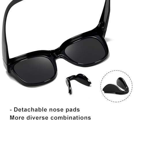 Polarized Sunglasses for Men and Women Warp Around Square Frame Driving Sun glasses UV Blocking4