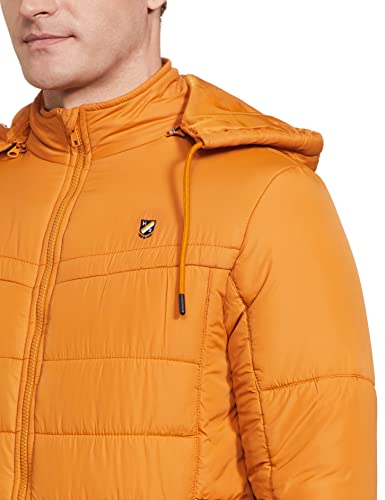 Image of Amazon Brand - House & Shields mens Quilted Hooded Bomber Jacket