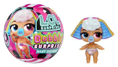 LOL Surprise Bubbly Surprise Baby Sisters Dolls with Color Change Reveal On-the-Go Play 4 Total Surprises Collect All 6! Gift for Kids Ages 4+