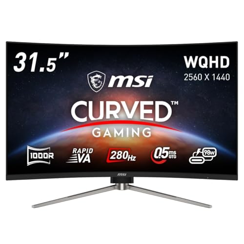 MSI 湾曲　31.5インチ　ゲーミングモニター　Optix AG32C Amazon | MSI Optix AG32C 湾曲31.5インチ ゲーミングモニタ