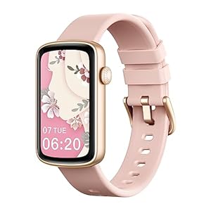 Smartwatch Damen Fitnessuhr Schmal Fitness Tracker Schrittzähler Uhr mit Pulsuhr SpO2 Messung Schlafüberwachung Sportuhr Klein Wasserdicht IP68 Smart Watch Sport für Android iOS Handy