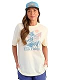 HUK Womens Short Sleeve Performance Tee, Fishing T-Shirt for Women, Trout Wrangle - Egret, X-Large
