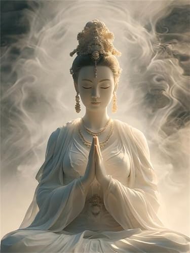 Peinture numéro adulte zen toile infroissable loisirs créatifs 100x130