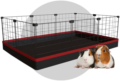 Cercado Aramado Pet Porquinho da Índia 60x90cm com Bandeja Higiên...
