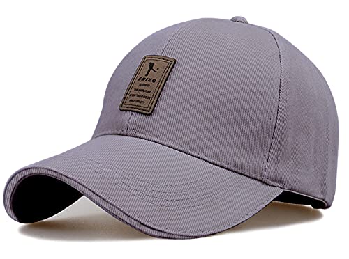 Image of solid plain unisex cotton caps free size adjustable casual look stylish cap
