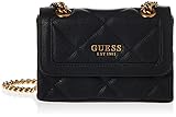 PU-Beschichtung Guess Damen Abey Girlfriend Satc Satchel, Schwarz, Einheitsgröße