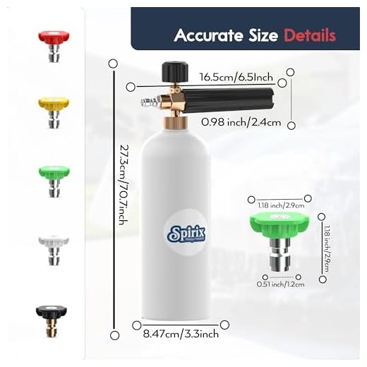 Adjustable Foam Cannon for Pressure Washers
