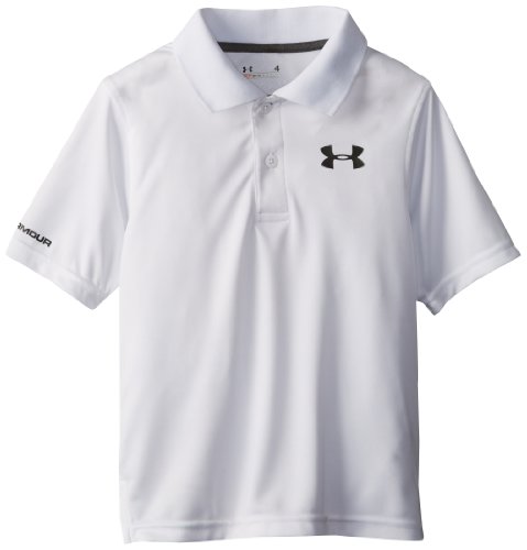Under Armour Boys 2-7 UA Match Play Polo White