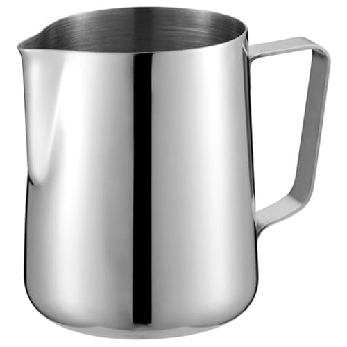 Kichvoe Milk Frothing Pitcher Stainless Steel 350ml Silver 3.85 in
