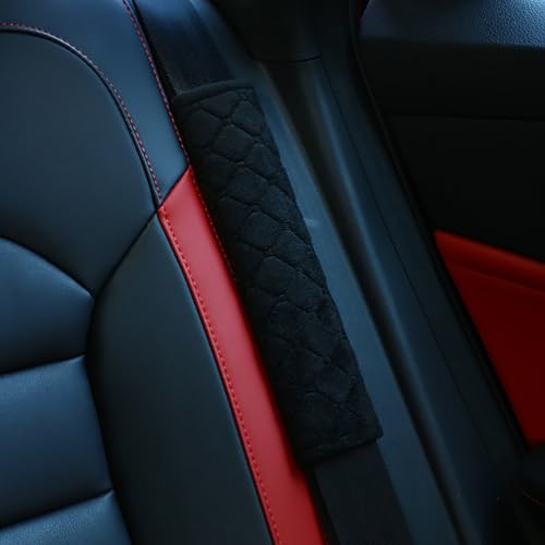 LeTradeJP シートベルトカバー 2個セット ブラック