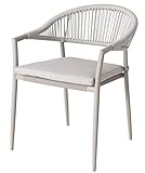 Dimensions optimales : mesure 57 x 63 x 79 cm, hauteur d'assise de 45 cm et accoudoirs à 76 cm, offrant un grand confort
