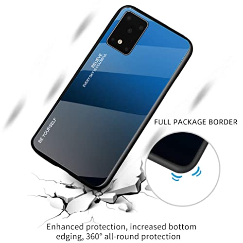 HAOYE Cover per Samsung Galaxy A71 Cover in vetro