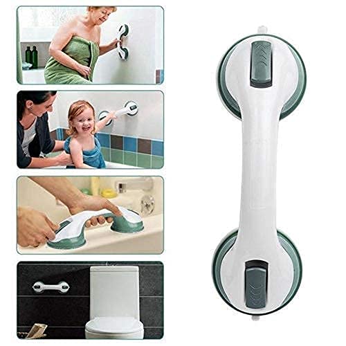 2V BROTHERS Helping Handle Handrail Non Slip Bathroom Accessories Suction Innovations Bathroom Safety Hand Grip Helping Handrail Handle Plastic (Multicolored) 2