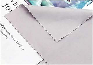 WUJIHE 100 piezas de aguja de 230 g/m² y 1 paño de limpieza de lentes de microfibra para gafas, 15 x 15 cm, 17 x 14 cm, colorido, gris, blanco y negro (gris, 17 x 14 cm)