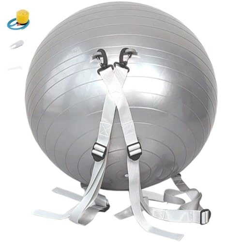 Équipement de danse pilates avec ballon de yoga gonflable et sangle - 2